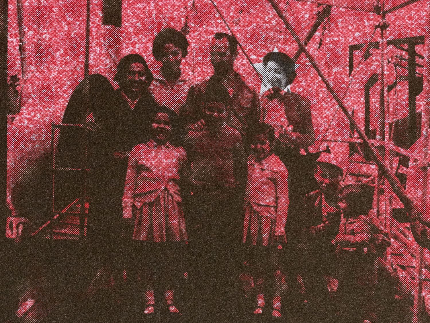 Security Matter C - A Portrait of Surveillance, Daniela Spector, 2024 Risograph resident