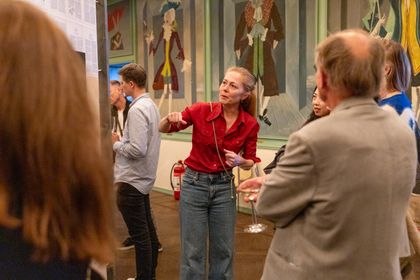 Exhibition tour with curator Josephine Fity, The Royal Danish Theatre 2026 © Mauro Benitez