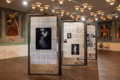 Installation view of Highlight Carolyn Drake's exhibition 'A Good Dress', The Royal Danish Theatre 2026. © Jan Søndergaard