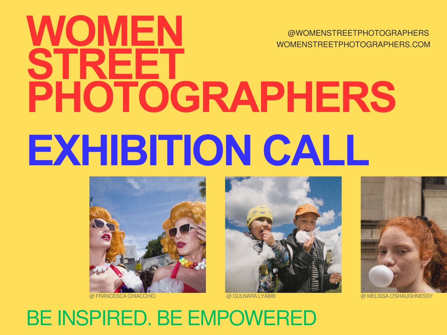 WOMEN STREET PHOTOGRAPHERS ANNUAL EXHIBITION OPEN CALL