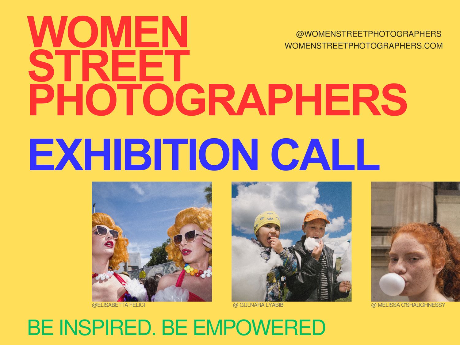 WOMEN STREET PHOTOGRAPHERS ANNUAL EXHIBITION OPEN CALL
