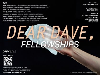 DEAR DAVE, 2026 Fellowship