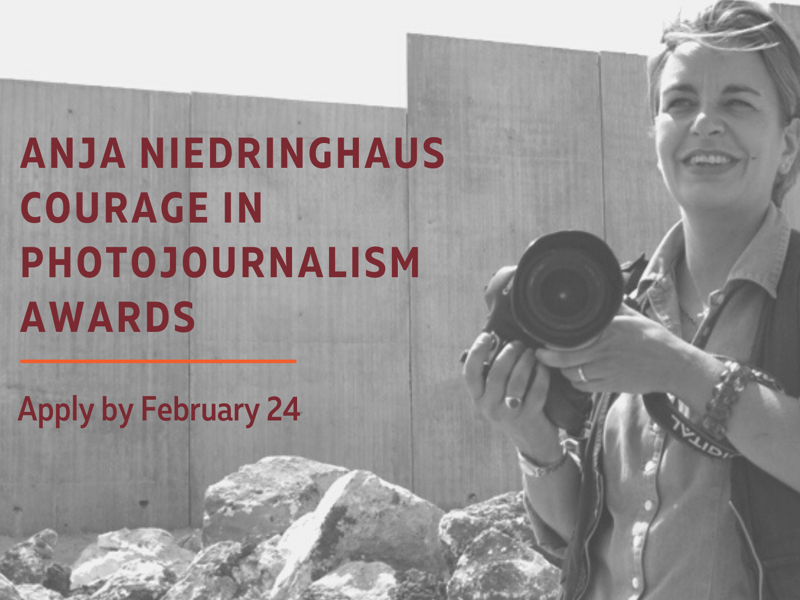 2022 Anja Niedringhaus Courage in Photojournalism Award