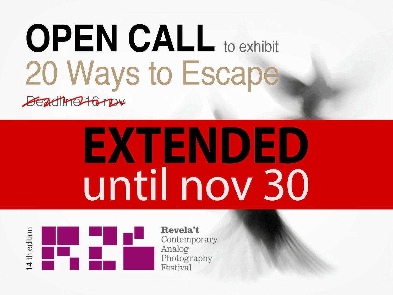 Revela’t 2026 Open Call to Exhibit