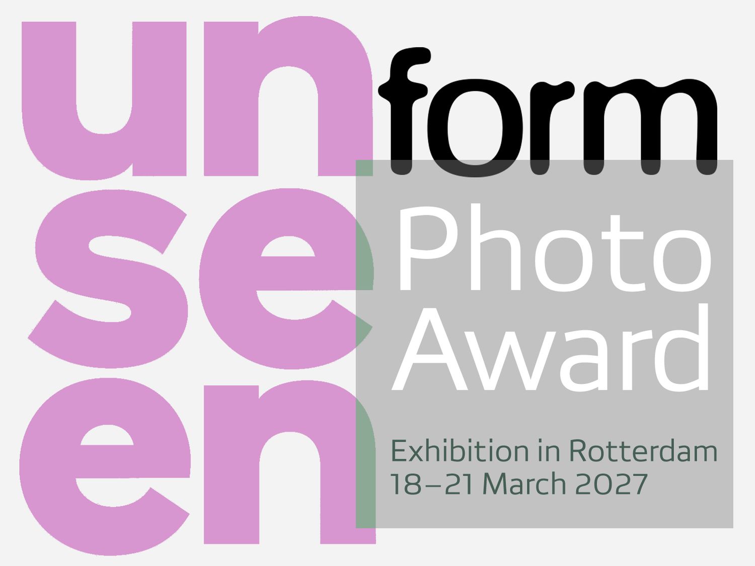 Form Photo Award x UNSEEN
