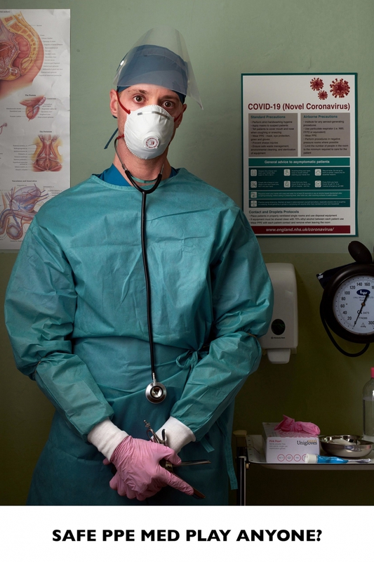 Moreno Mitchell, SAFE PPE MED PLAY ANYONE, Body Copy, 2019-2020